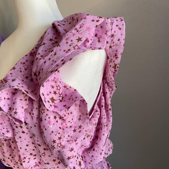 Large | Sofia One Shoulder Ruffle Dress - Picture 3 of 5